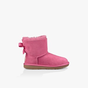 Ugg Mini Bailey Bow II Klassiska Stövlar Barn Rosa (153290UDC)